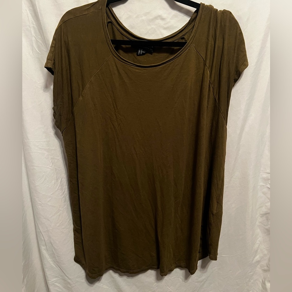Olive Green Plus Size Tee